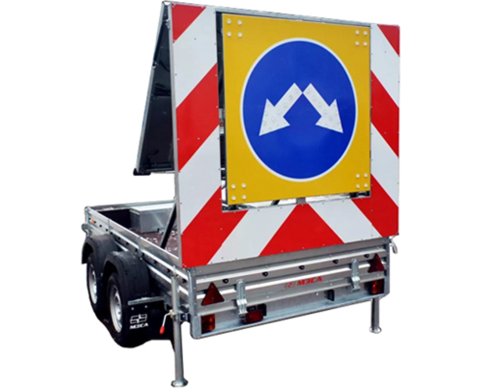 Сигнальный прицеп прикрытия/ знак прицеп