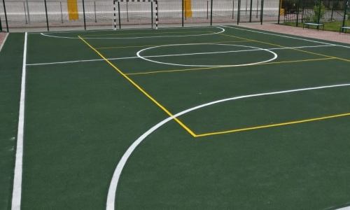 Разметка детской баскетбольной площадки