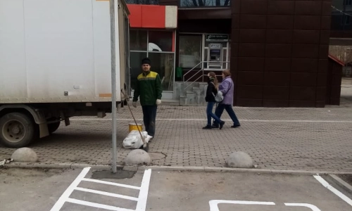 Разметка парковочных мест