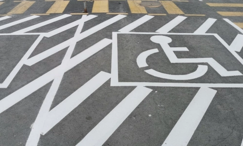 Нанесение мест для инвалидов