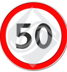 Дорожный знак 3.24 Ограничение максимальной скорости