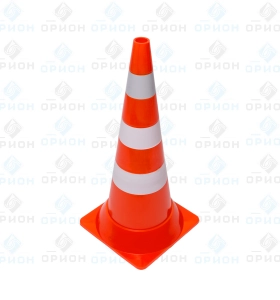 Конус дорожный КС-3.10 мягкий 750 мм (С утяжелителем, сигнальный)