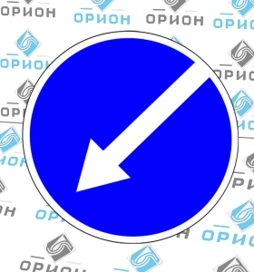 Дорожный знак 4.2.2 Объезд препятствия слева
