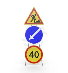 Опора переносная на 3 знака