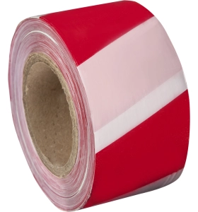 Лента сигнальная (красно-белая)