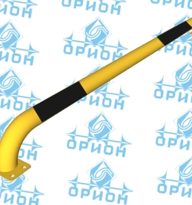 Колесоотбойник прямой 76 мм на отводах