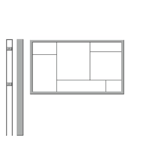 Секция ограждения типа феникс