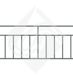 Пешеходные ограждения ПО 1