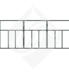 Пешеходные ограждения ПО 2