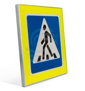 Дорожный знак 5.19.1 Пешеходный переход СК Дорожный знак 5.19.1 Пешеходный переход СК