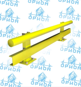 Колесоотбойник для защиты стеллажей (Желтый цвет)