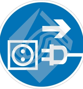 Отключить штепсельную вилку