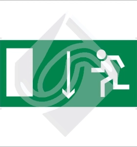 Указатель двери эвакуационного выхода (левосторонний)