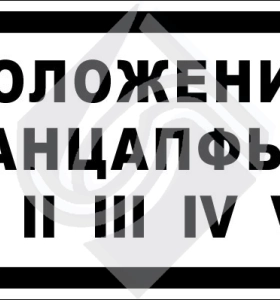 Положение анцапфы I II III IV V