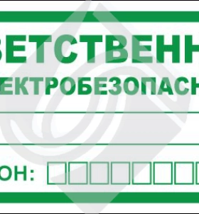 Ответственный за электробезопасность