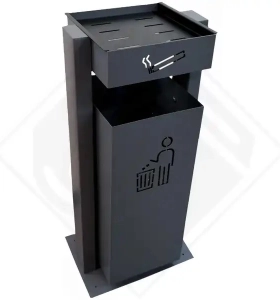 Урна металлическая Город (Уличная, с пепельницей)