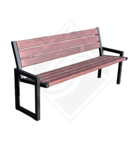 Скамейка со спинкой Вектор