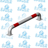 Колесоотбойник прямой 108 мм на отводах (Металлический)