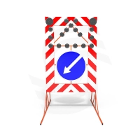 Передвижной заградительный знак СД2