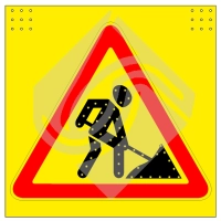 1.25 Дорожные работы, на щите СДЭ