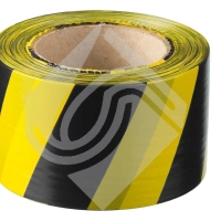 Лента сигнальная (черно-желтая)