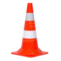 Конус дорожный КС-2.6 мягкий 520 мм (С утяжелителем, сигнальный)