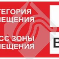 Знак категории помещения по взрывопожарной и пожарной опасности а_в-iа