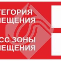Знак категории помещения по взрывопожарной и пожарной опасности д