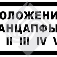 Положение анцапфы I II III IV V