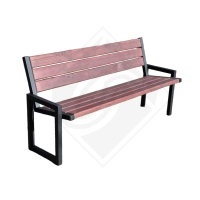 Скамейка со спинкой Вектор